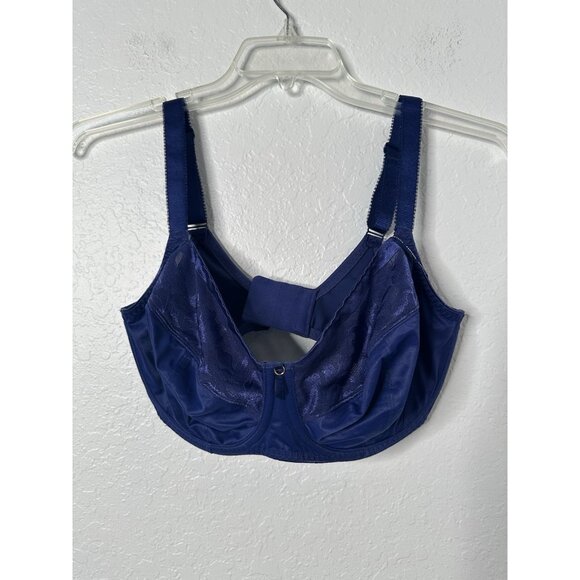 Fantasie 2982 # Fusion Full Cup Side Support Unlined Underwire Bra Navy Size 34I - Picture 1 of 5